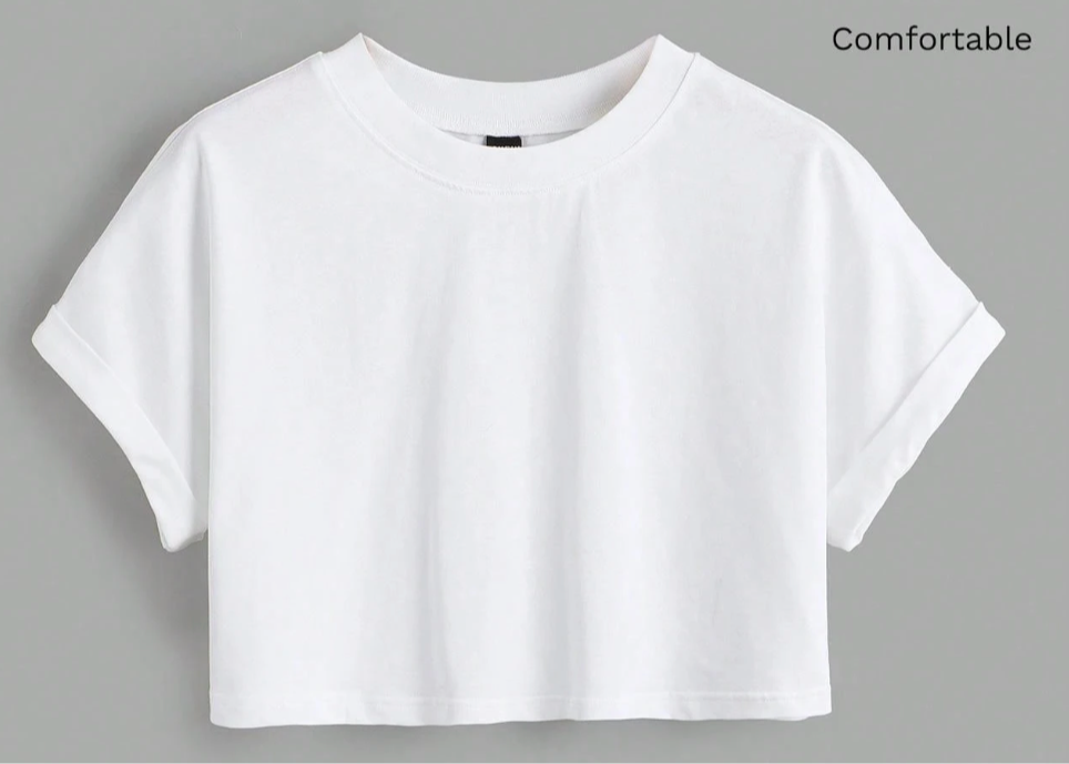 Custom Embroidery - Croptop Tees