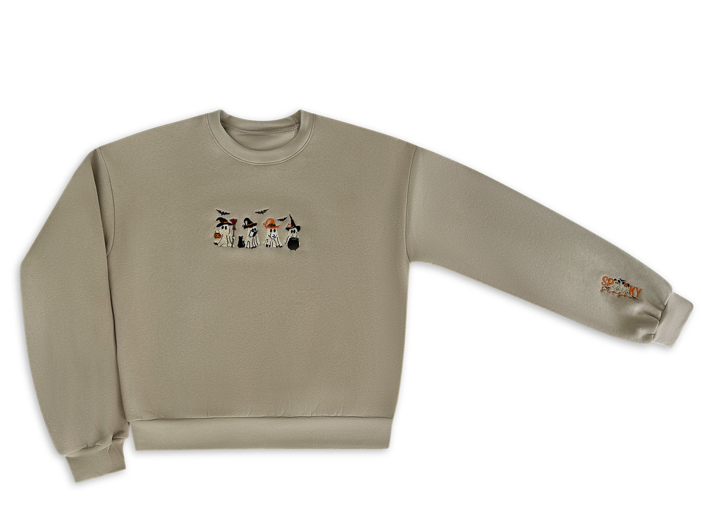 Beige sweatshirt with embroidered design on a white background. inclusive sizes embroidered apparel
oversized unisex embroidered hoodies
mental health message clothing
worldwide shipping embroidered garments
empowering embroidered clothing