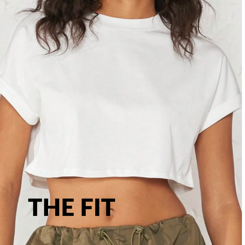 My Weekend is Fully Booked Embroidered Croptop Tee