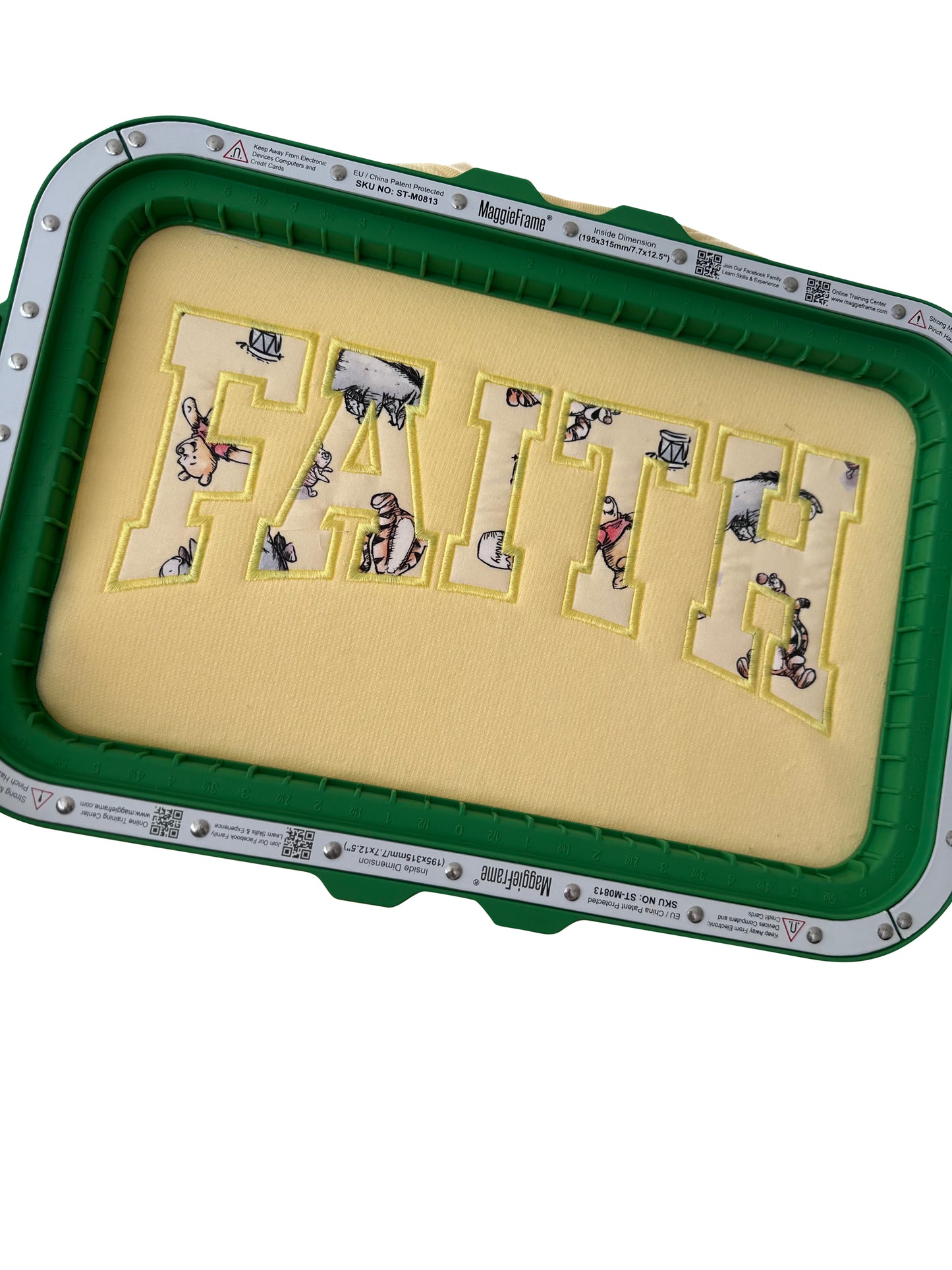 FAITH (Makes me confident) Crewneck Sweat Embroidered Appliqué